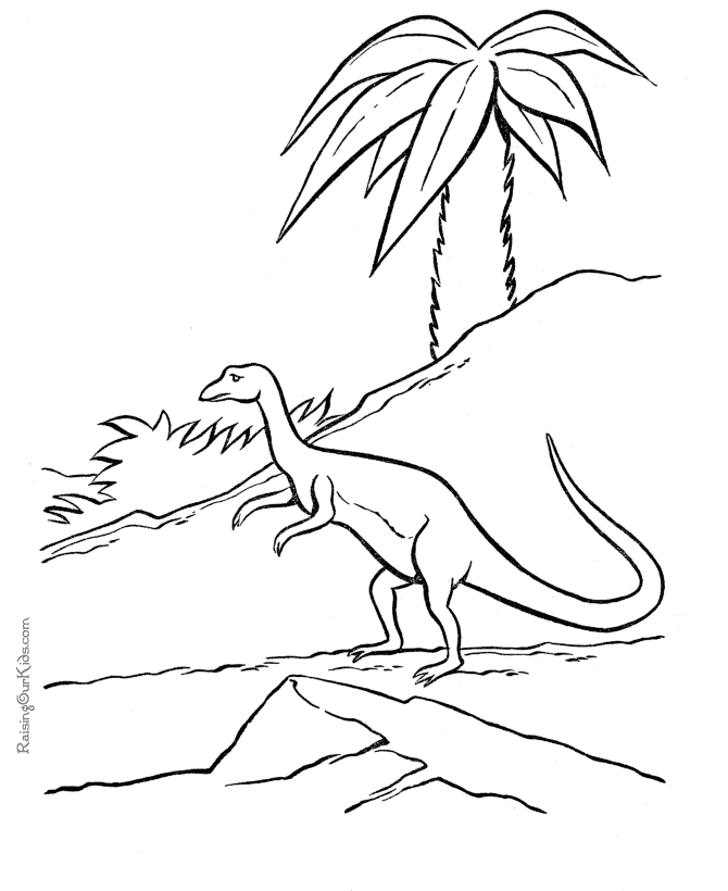 Раскраска: динозавр (Животные) #5663 - Бесплатные раскраски для печати