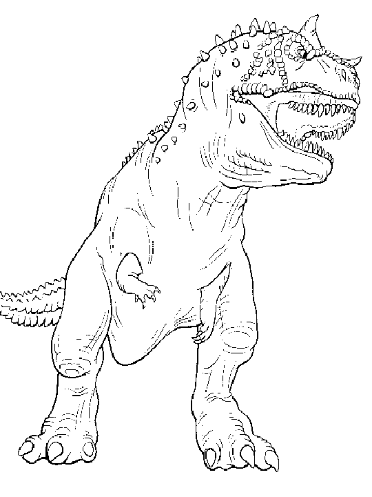 Раскраска: динозавр (Животные) #5670 - Бесплатные раскраски для печати
