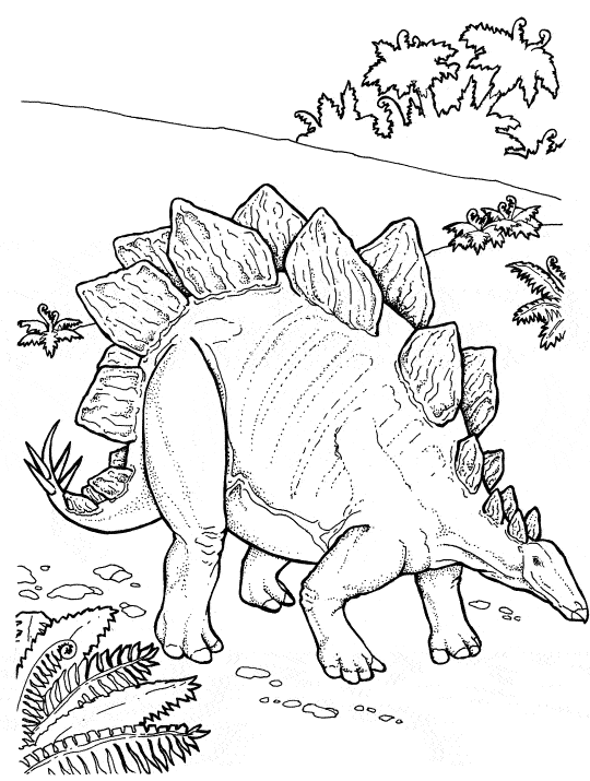 Раскраска: динозавр (Животные) #5683 - Бесплатные раскраски для печати