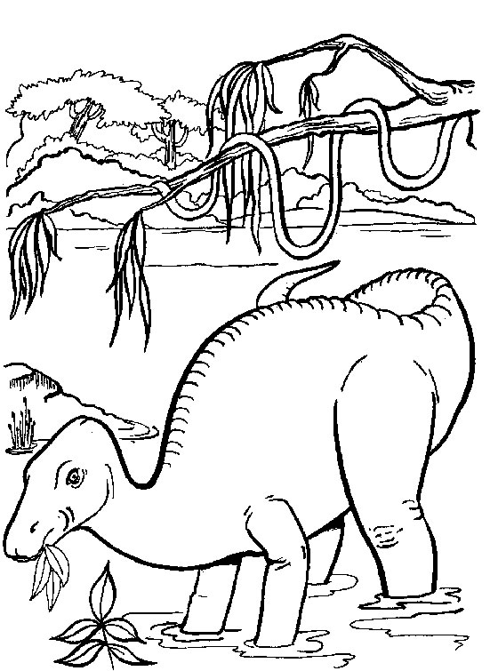 Раскраска: динозавр (Животные) #5688 - Бесплатные раскраски для печати