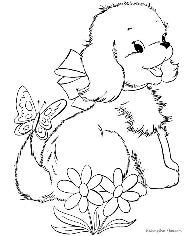 Раскраска: собака (Животные) #3101 - Бесплатные раскраски для печати