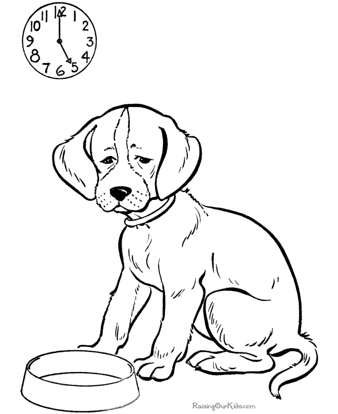 Раскраска: собака (Животные) #3130 - Бесплатные раскраски для печати
