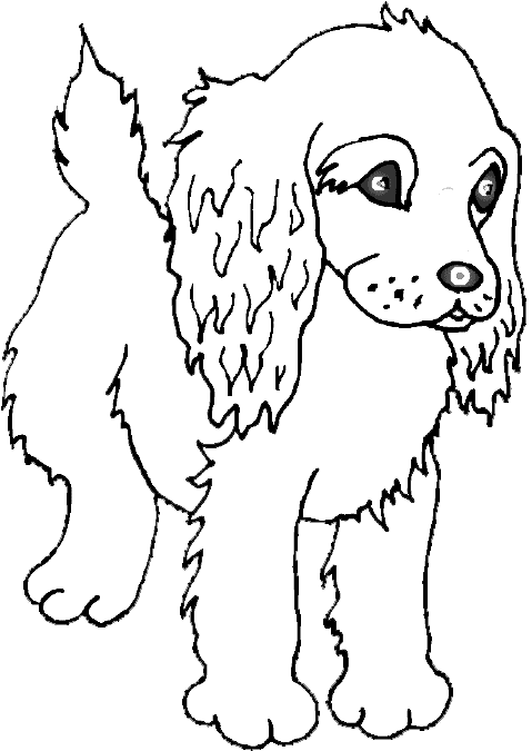 Раскраска: собака (Животные) #3141 - Бесплатные раскраски для печати