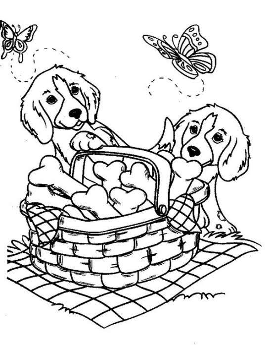 Раскраска: собака (Животные) #3144 - Бесплатные раскраски для печати