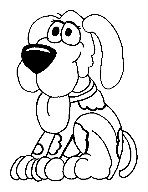 Раскраска: собака (Животные) #3145 - Бесплатные раскраски для печати