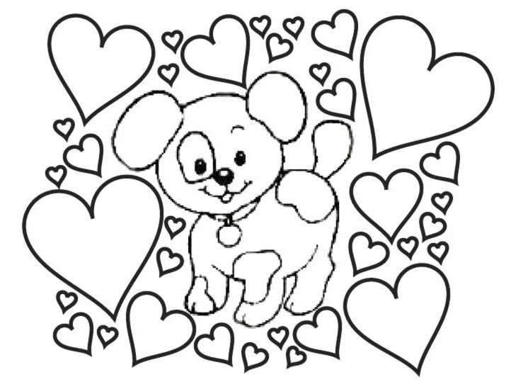 Раскраска: собака (Животные) #3159 - Бесплатные раскраски для печати
