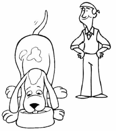 Раскраска: собака (Животные) #3196 - Бесплатные раскраски для печати