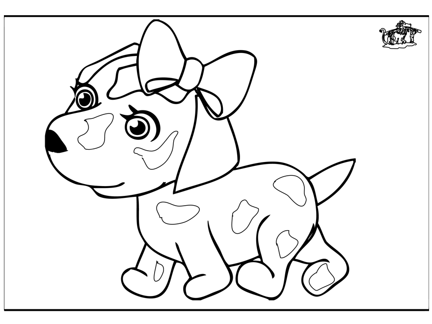Раскраска: собака (Животные) #3217 - Бесплатные раскраски для печати