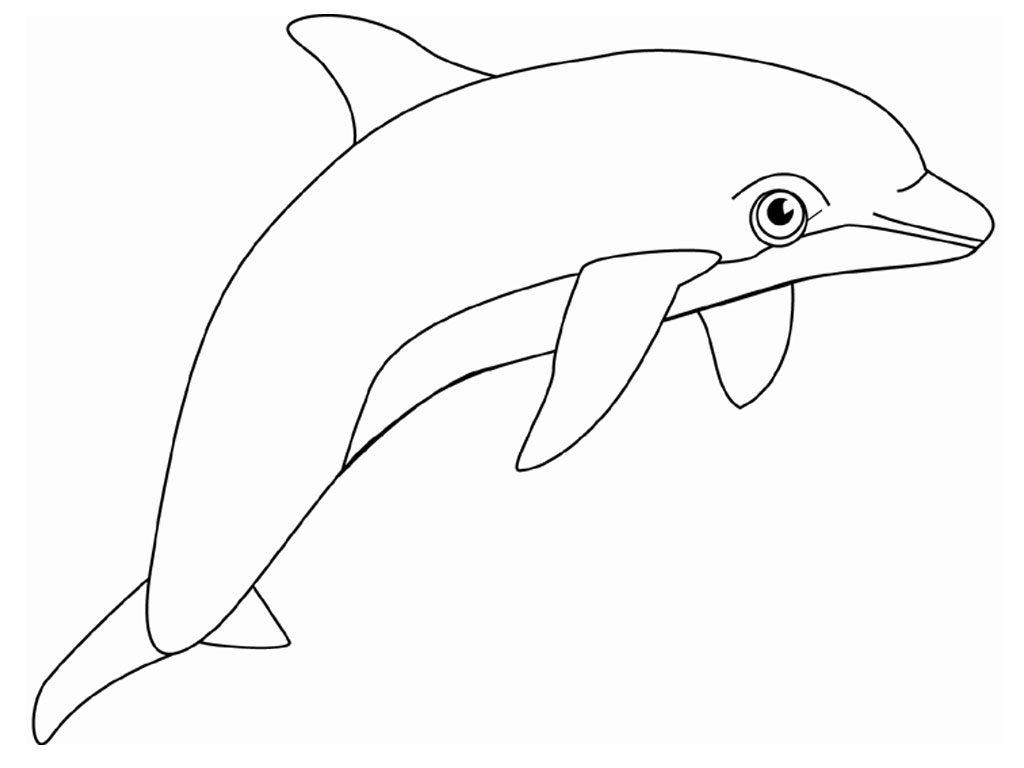 Раскраска: дельфин (Животные) #5098 - Бесплатные раскраски для печати