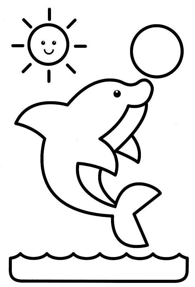 Раскраска: дельфин (Животные) #5111 - Бесплатные раскраски для печати