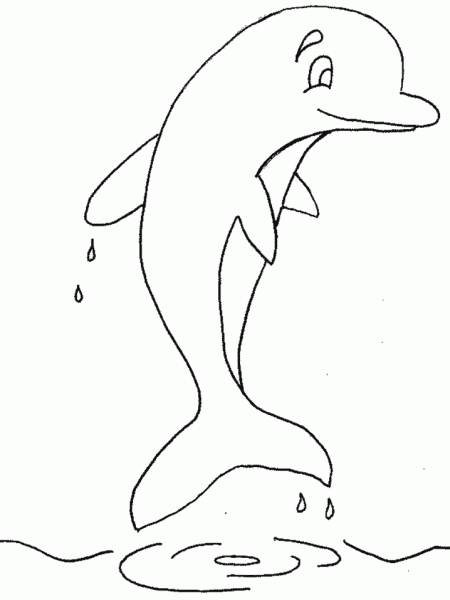 Раскраска: дельфин (Животные) #5155 - Бесплатные раскраски для печати