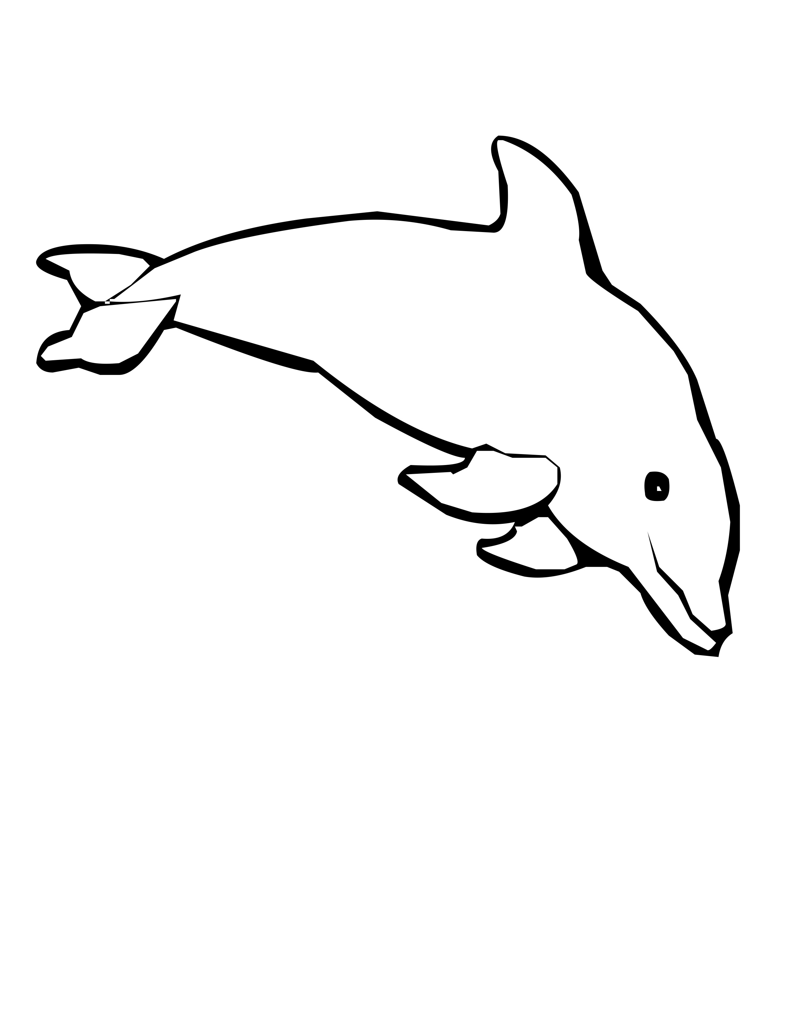 Раскраска: дельфин (Животные) #5161 - Бесплатные раскраски для печати