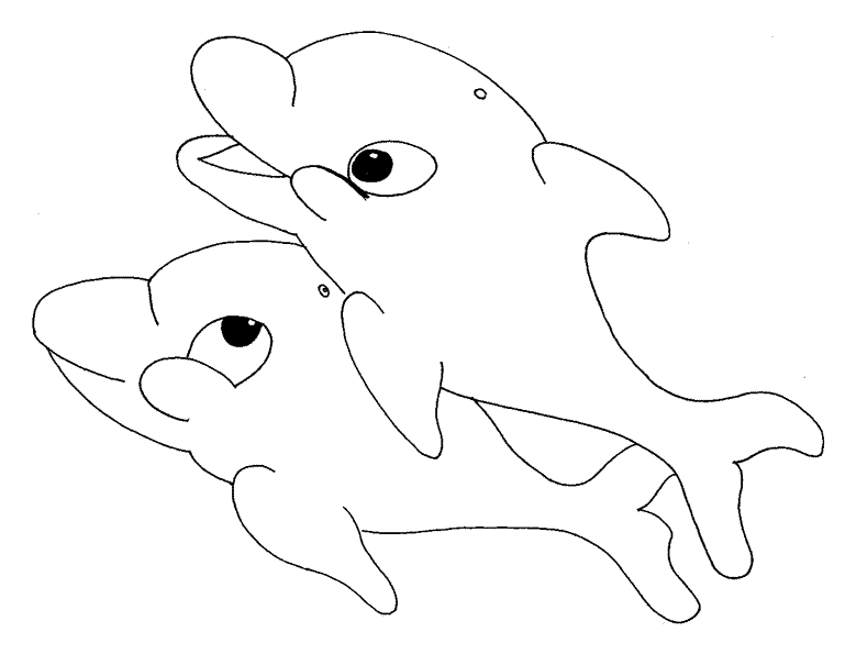 Раскраска: дельфин (Животные) #5172 - Бесплатные раскраски для печати