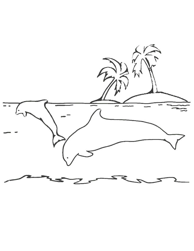 Раскраска: дельфин (Животные) #5205 - Бесплатные раскраски для печати
