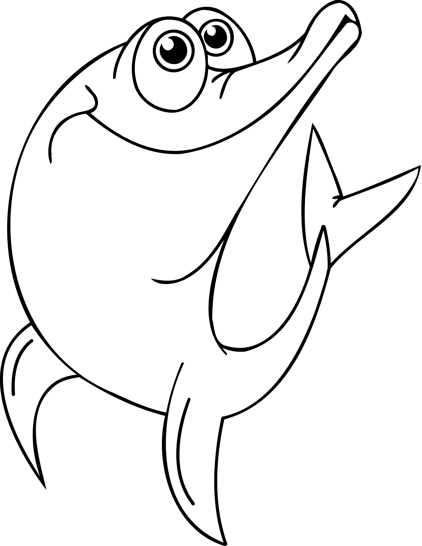 Раскраска: дельфин (Животные) #5249 - Бесплатные раскраски для печати