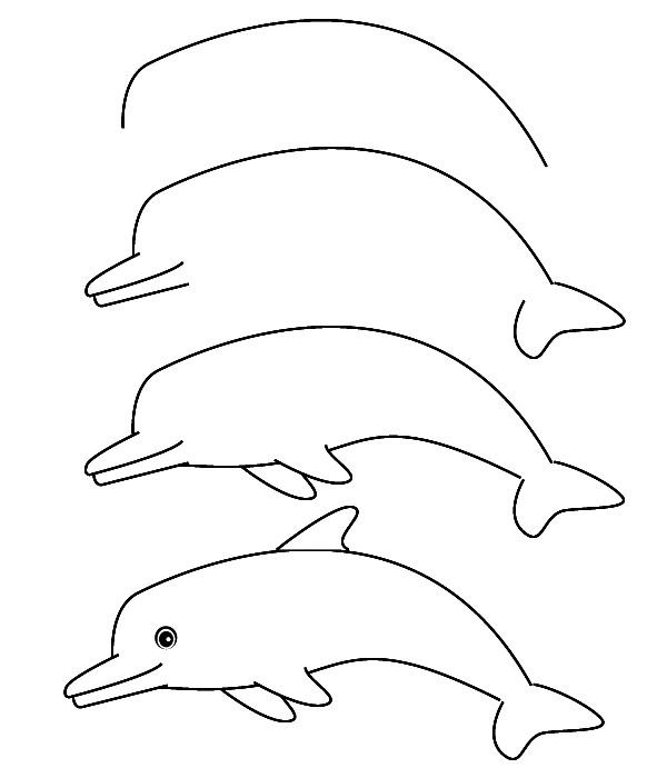 Раскраска: дельфин (Животные) #5274 - Бесплатные раскраски для печати