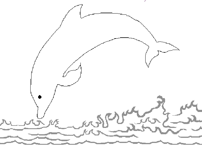 Раскраска: дельфин (Животные) #5278 - Бесплатные раскраски для печати