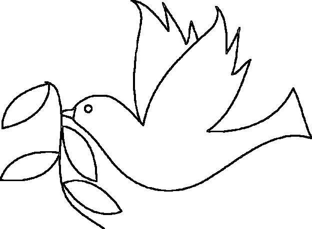 Раскраска: голубь (Животные) #3907 - Бесплатные раскраски для печати