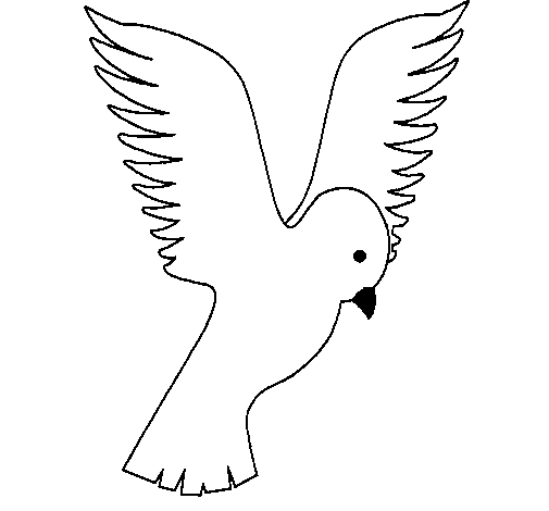 Раскраска: голубь (Животные) #3931 - Бесплатные раскраски для печати