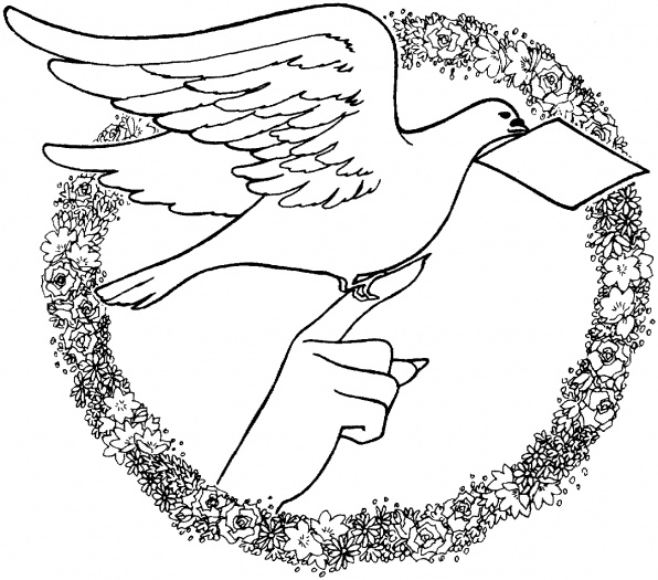 Раскраска: голубь (Животные) #4039 - Бесплатные раскраски для печати