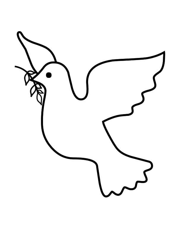 Раскраска: голубь (Животные) #4053 - Бесплатные раскраски для печати