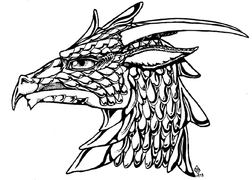 Раскраска: дракон (Животные) #5868 - Бесплатные раскраски для печати