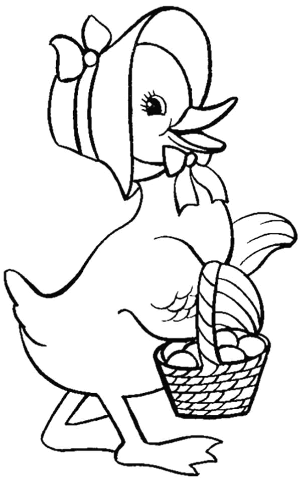 Раскраска: утка (Животные) #1519 - Бесплатные раскраски для печати