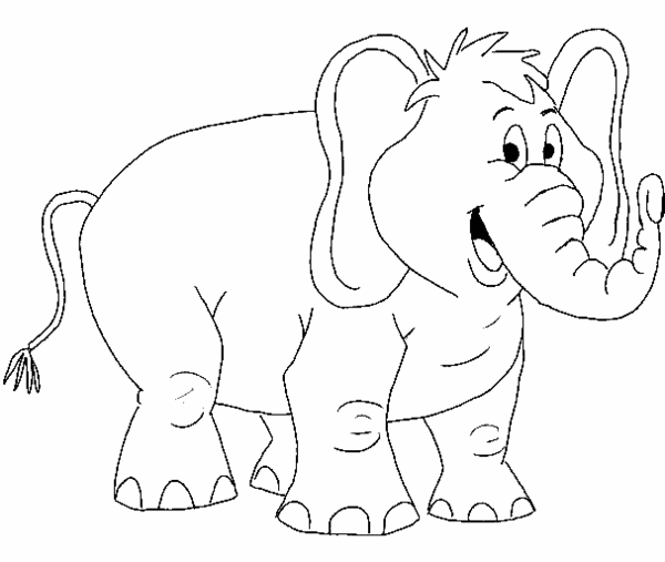 Раскраска: слон (Животные) #6304 - Бесплатные раскраски для печати