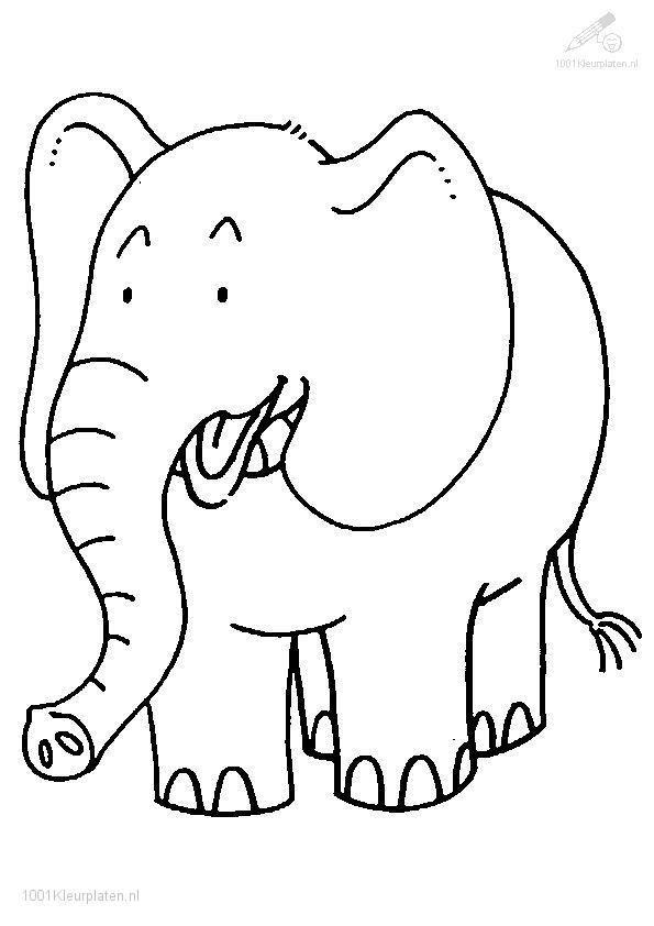 Раскраска: слон (Животные) #6305 - Бесплатные раскраски для печати