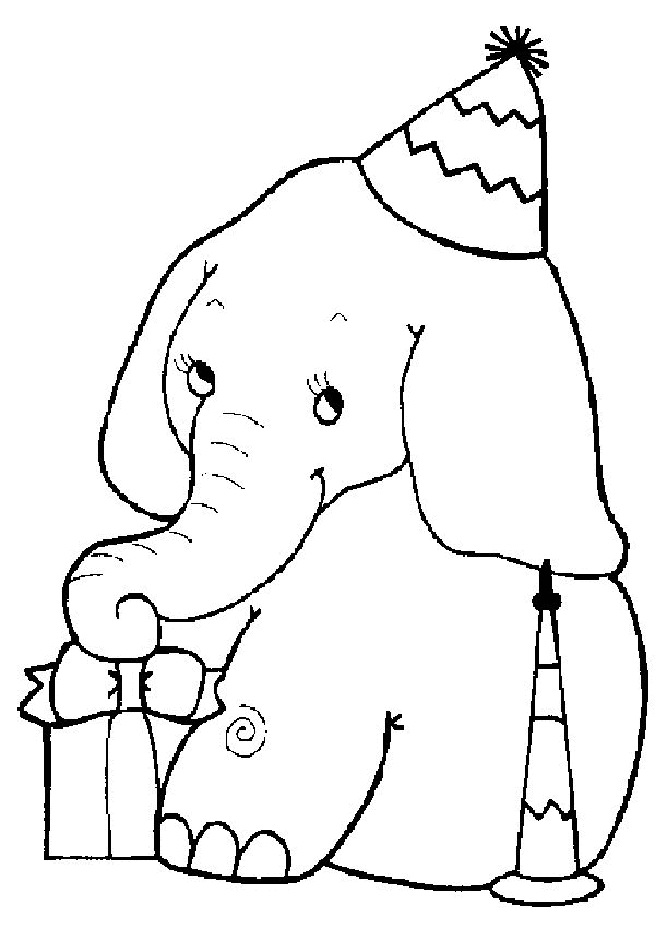 Раскраска: слон (Животные) #6313 - Бесплатные раскраски для печати