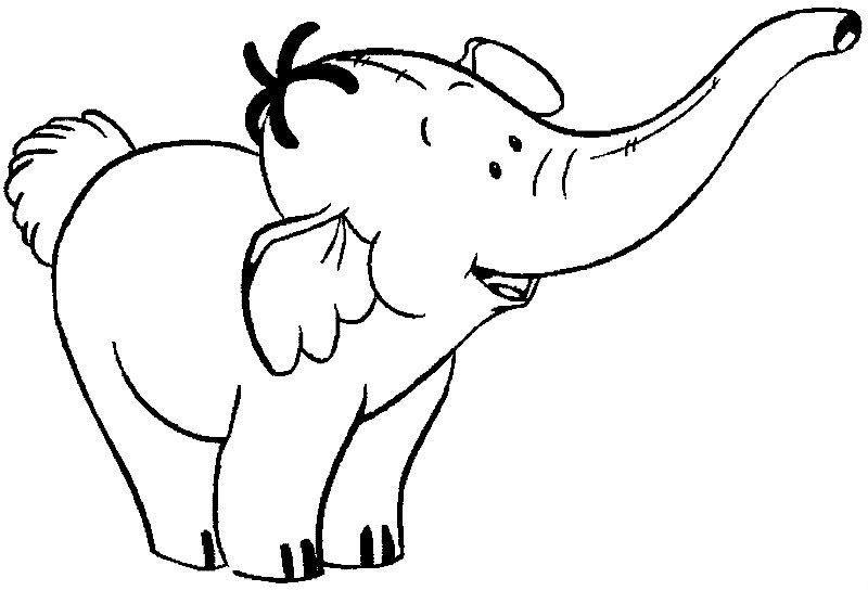 Раскраска: слон (Животные) #6319 - Бесплатные раскраски для печати