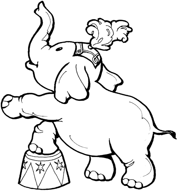 Раскраска: слон (Животные) #6328 - Бесплатные раскраски для печати