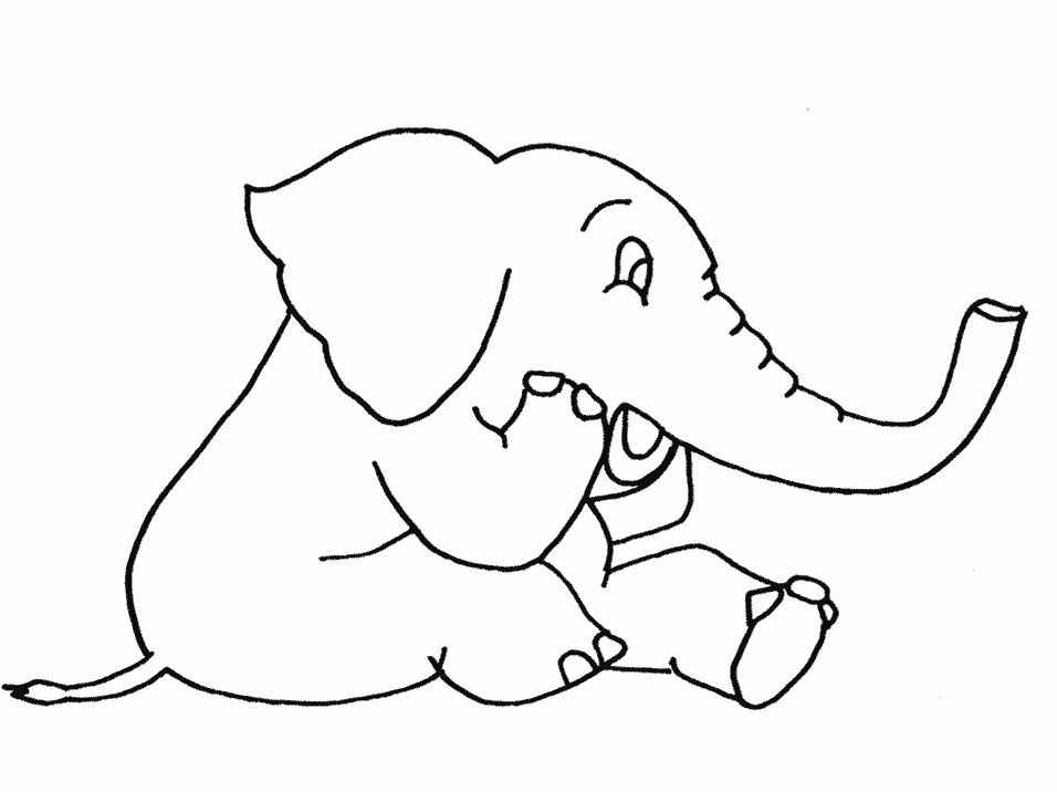 Раскраска: слон (Животные) #6331 - Бесплатные раскраски для печати