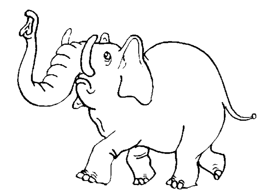 Раскраска: слон (Животные) #6356 - Бесплатные раскраски для печати