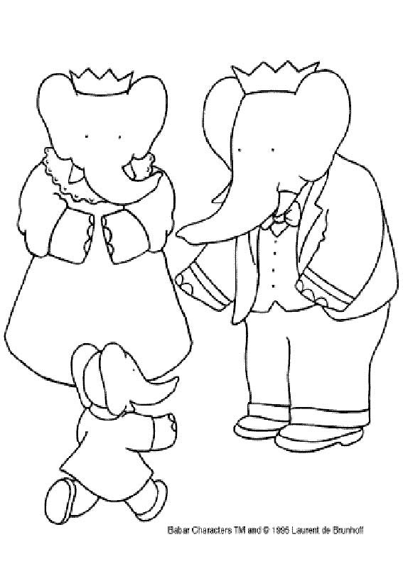 Раскраска: слон (Животные) #6365 - Бесплатные раскраски для печати