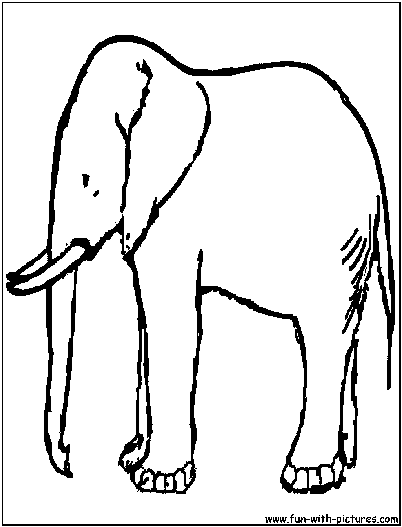 Раскраска: слон (Животные) #6394 - Бесплатные раскраски для печати
