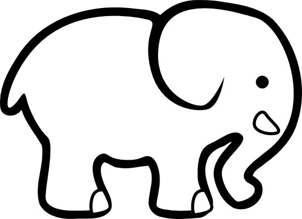 Раскраска: слон (Животные) #6408 - Бесплатные раскраски для печати