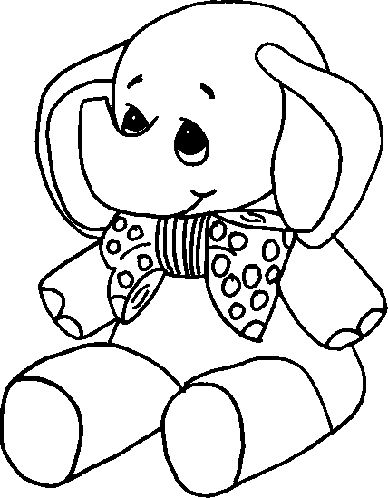 Раскраска: слон (Животные) #6416 - Бесплатные раскраски для печати