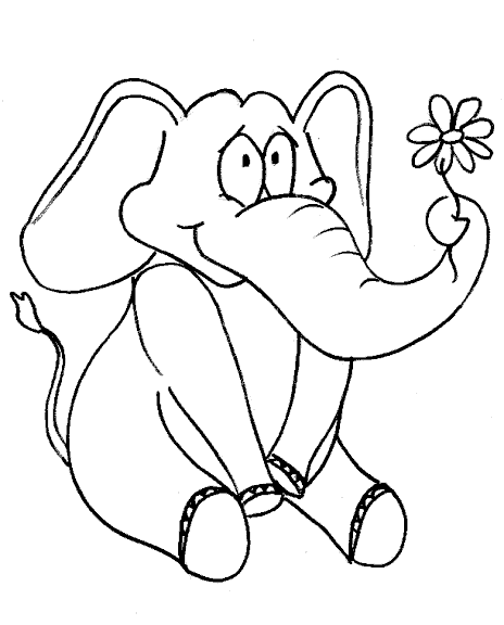 Раскраска: слон (Животные) #6428 - Бесплатные раскраски для печати