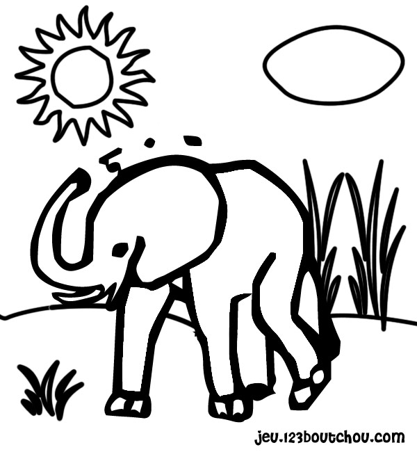 Раскраска: слон (Животные) #6448 - Бесплатные раскраски для печати
