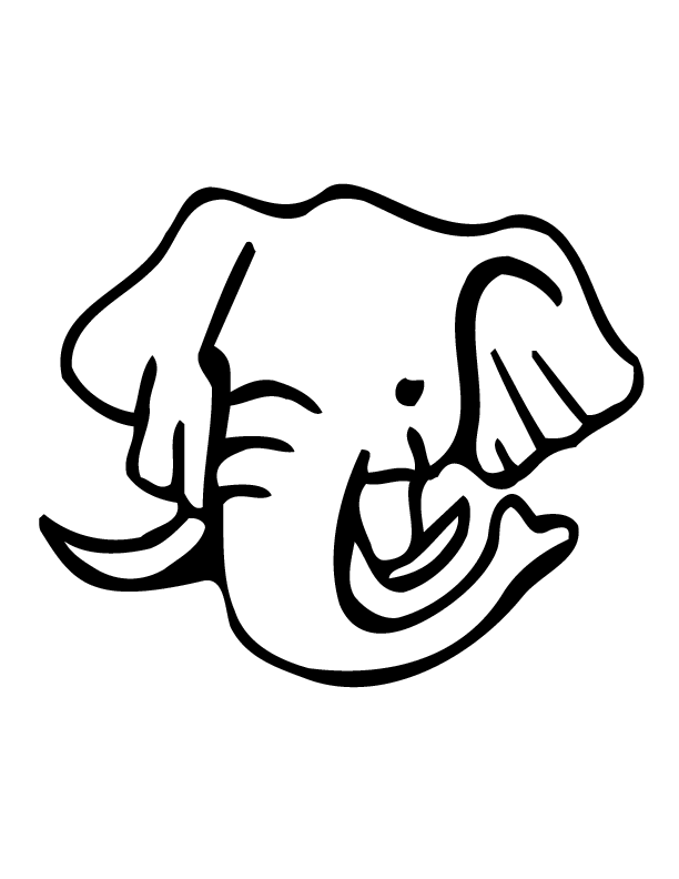 Раскраска: слон (Животные) #6468 - Бесплатные раскраски для печати
