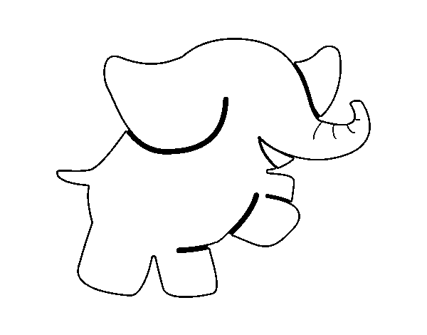 Раскраска: слон (Животные) #6470 - Бесплатные раскраски для печати