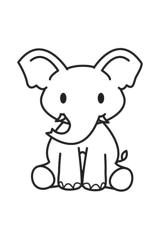 Раскраска: слон (Животные) #6493 - Бесплатные раскраски для печати