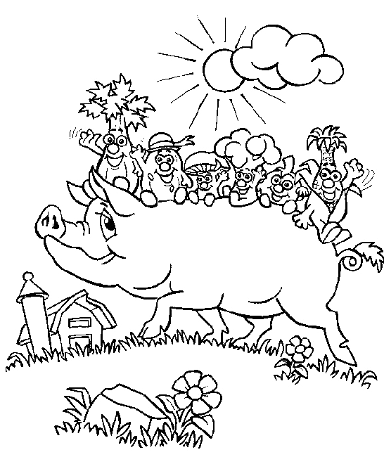 Раскраска: Сельскохозяйственные животные (Животные) #21402 - Бесплатные раскраски для печати