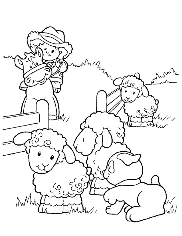 Раскраска: Сельскохозяйственные животные (Животные) #21414 - Бесплатные раскраски для печати