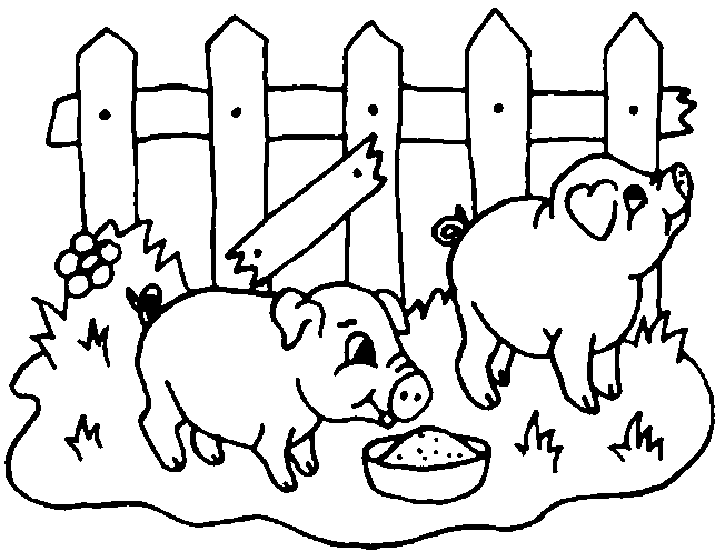 Раскраска: Сельскохозяйственные животные (Животные) #21518 - Бесплатные раскраски для печати