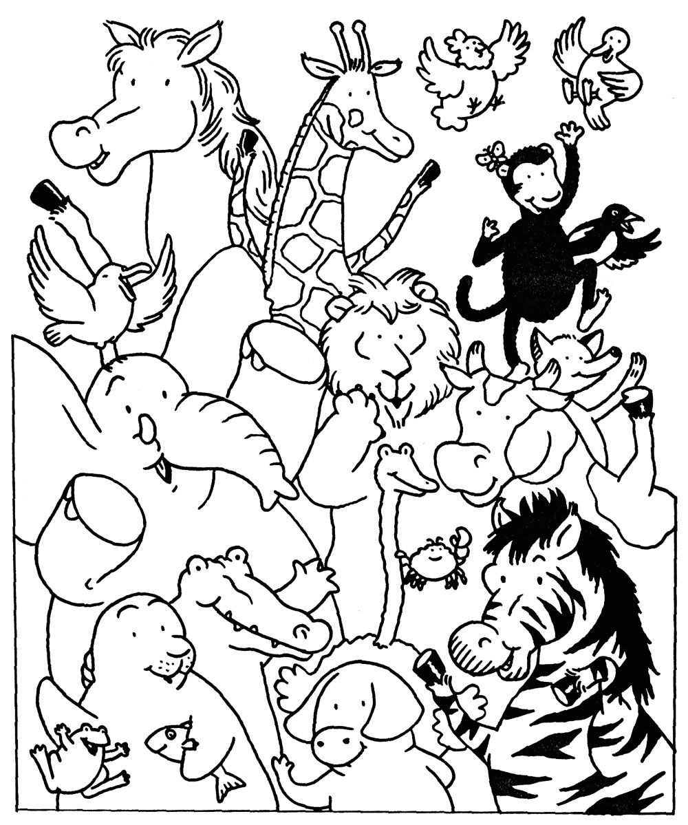 Раскраска: Сельскохозяйственные животные (Животные) #21631 - Бесплатные раскраски для печати