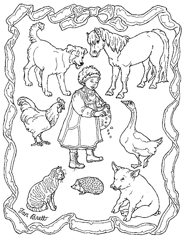 Раскраска: Сельскохозяйственные животные (Животные) #21651 - Бесплатные раскраски для печати