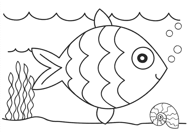 Раскраска: рыба (Животные) #17032 - Бесплатные раскраски для печати