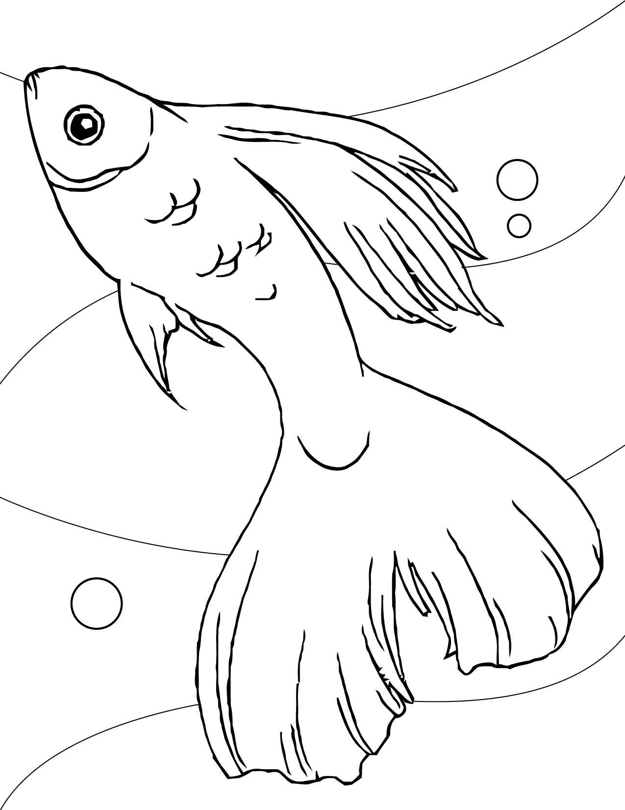 Раскраска: рыба (Животные) #17043 - Бесплатные раскраски для печати